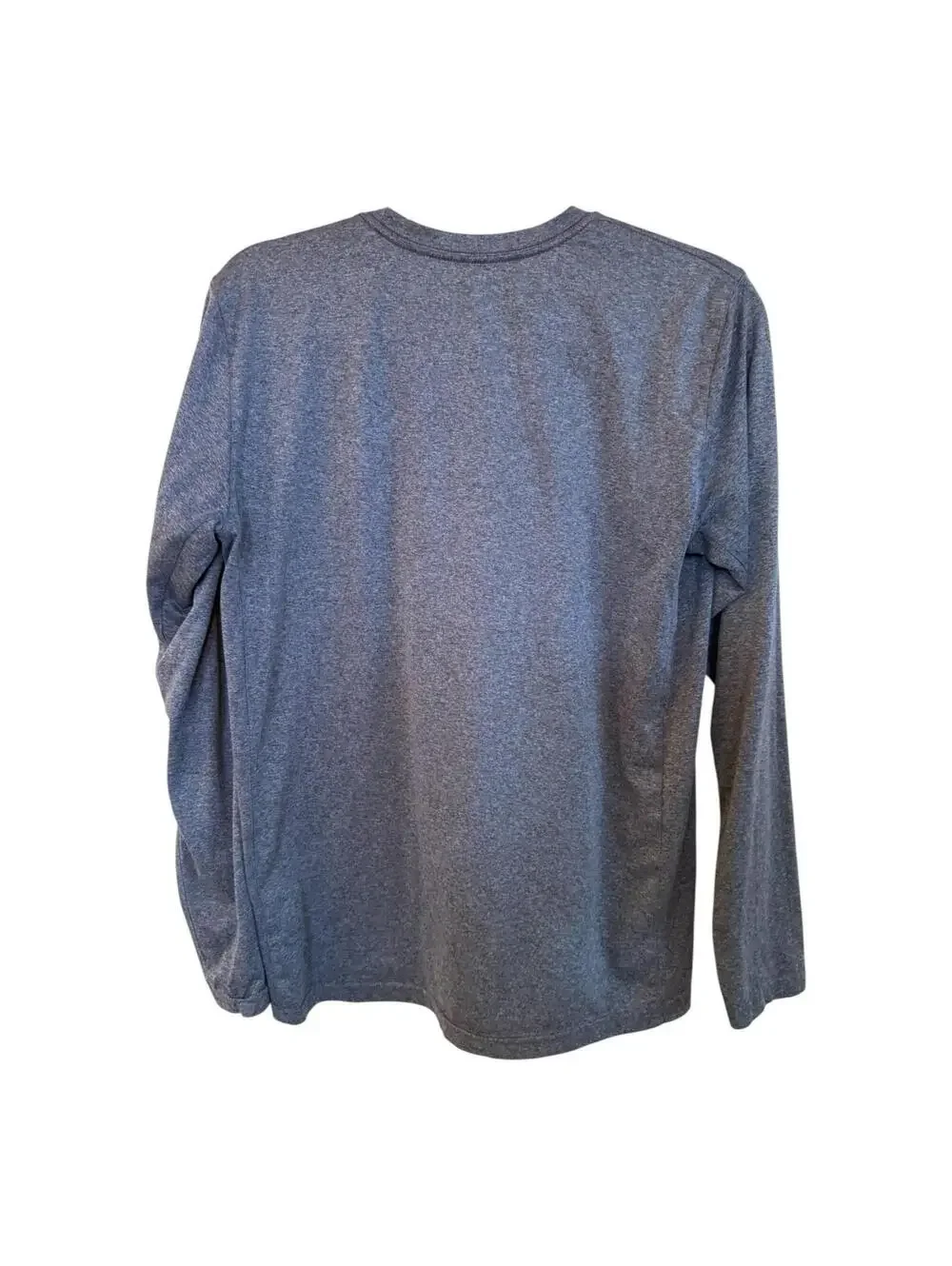 Men’s This is a gray Nike Dri-FIT long sleeve training shirt Sz.M